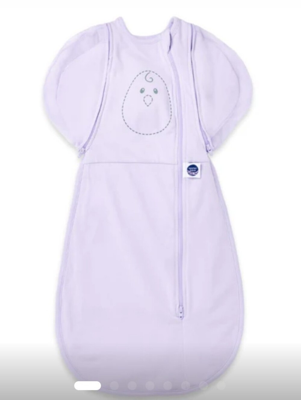 Nested Bean Light Lavender Sleep Sack 0-3 Months Zen One Classic